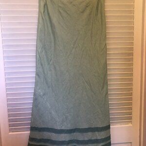 Boden Classic Linen Maxi Skirt with detailing and lined